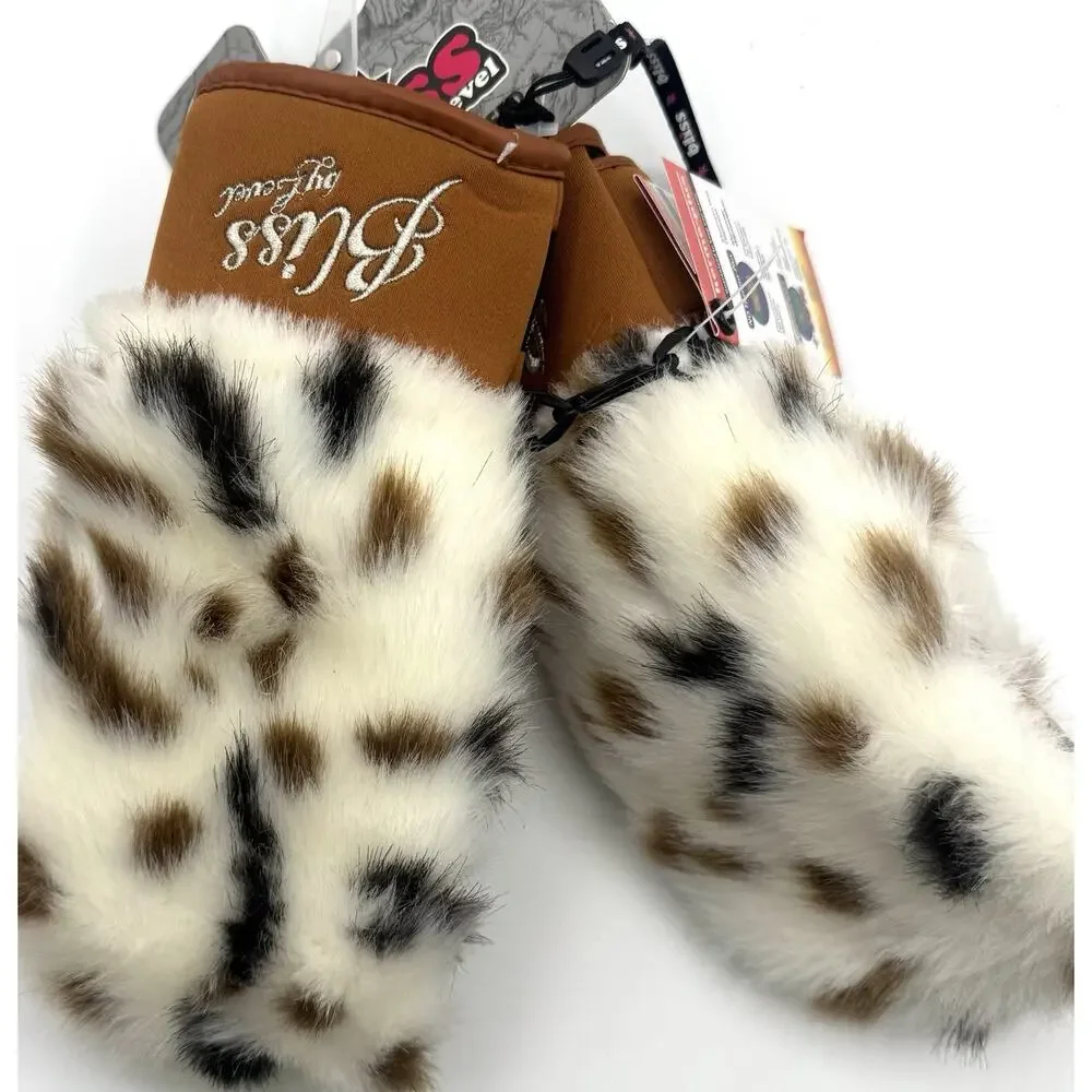 Bliss by Level Mittens Womens Sz S 7 Siberian Mitt Fur Winter Gloves Thermo Plus